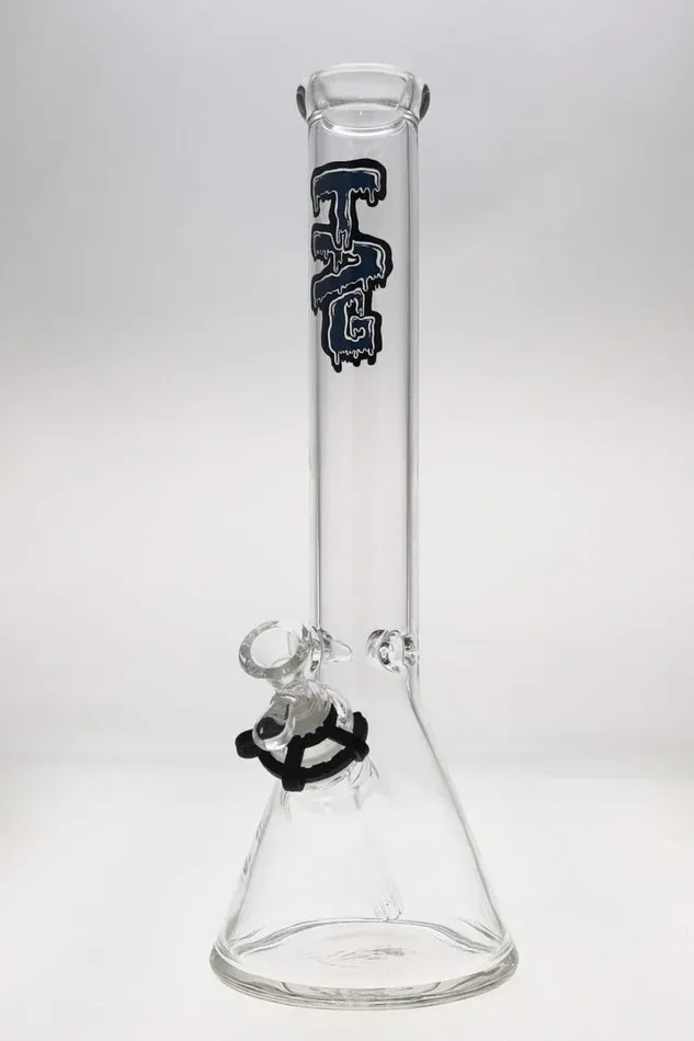 Thick Ass Glass 16″ Beaker Bong | 5mm Borosilicate & Glass | Versatile Downstem