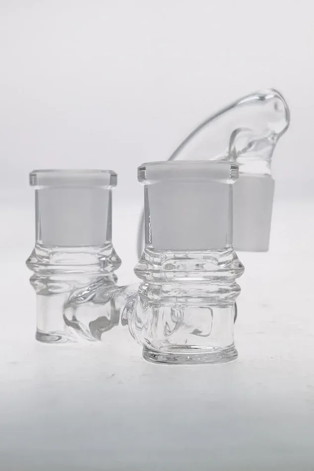 Thick Ass Glass 7″ Mini Klein Bong with Super Slit Puck – 10MM Female Joint