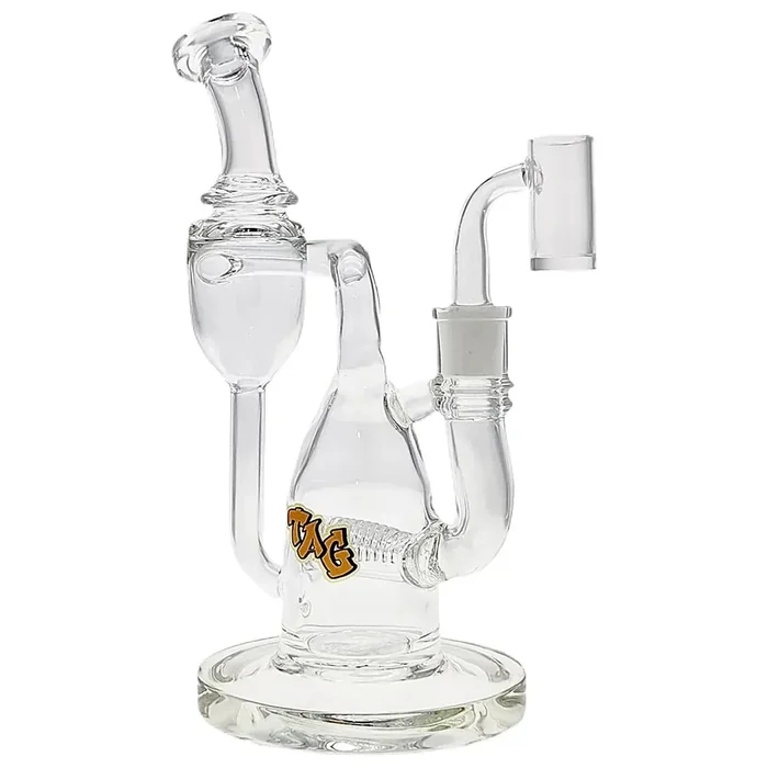 Thick Ass Glass 8″ Recycler Dab Rig w/ Inline Diffuser – 50x5MM