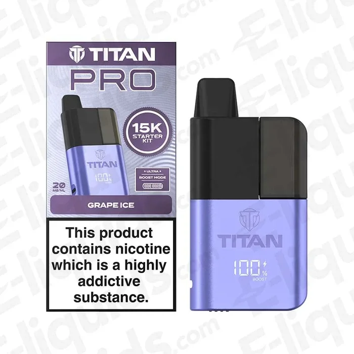 Titan Pro Grape Ice Prefilled Pod Kit