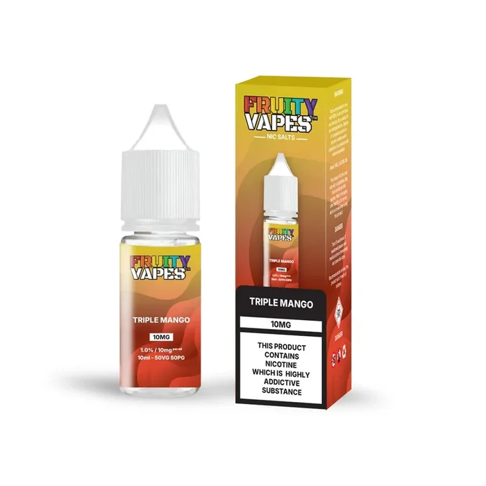 Triple Mango Fruity Vapes Nic Salt 10ml Vape Juice