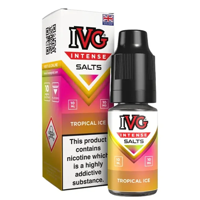 Tropical Ice 10ml Nic Salt By IVG Intense