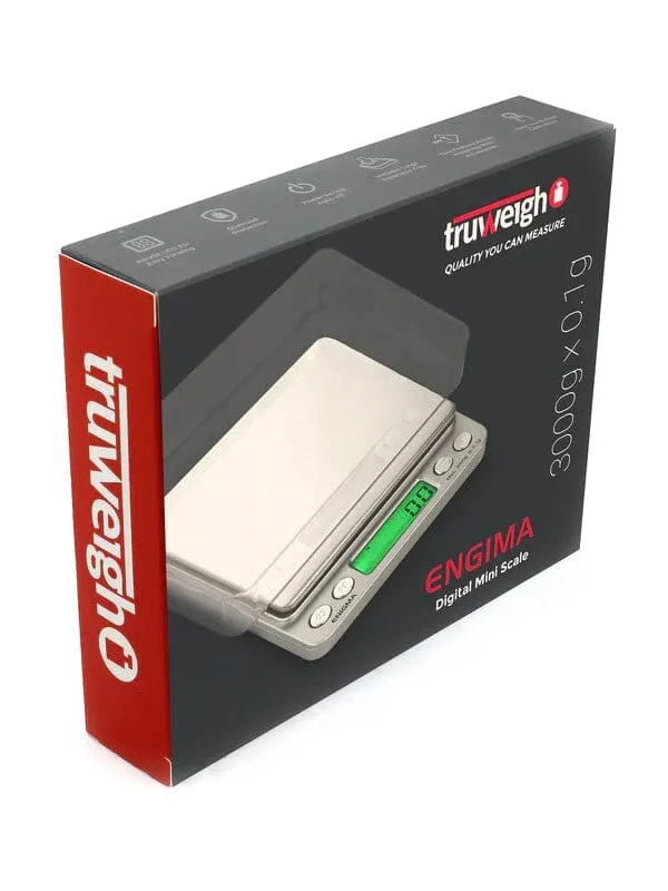 Truweigh – Enigma Digital Mini Scale (3000g x 0.1g)