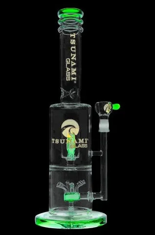 Tsunami Sprinkler Cube Perc Bong
