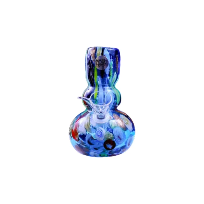 Twisted Sister Glassworks 6 ” Round Bottom Vase St30
