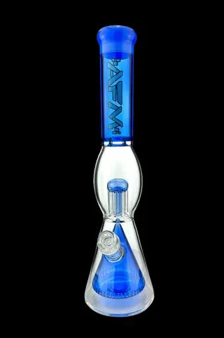 UFO Pyramid Perc Glass Beaker Bong