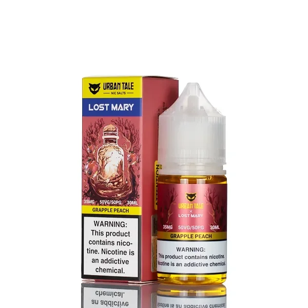 Urban Tale x Lost Mary Nic Salt – Grapple Peach – 30ml