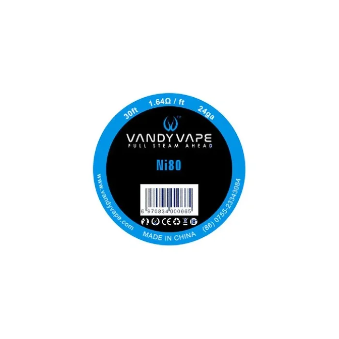 Vandy Vape Build Wire (Wire Spools)(30ft) Ni80