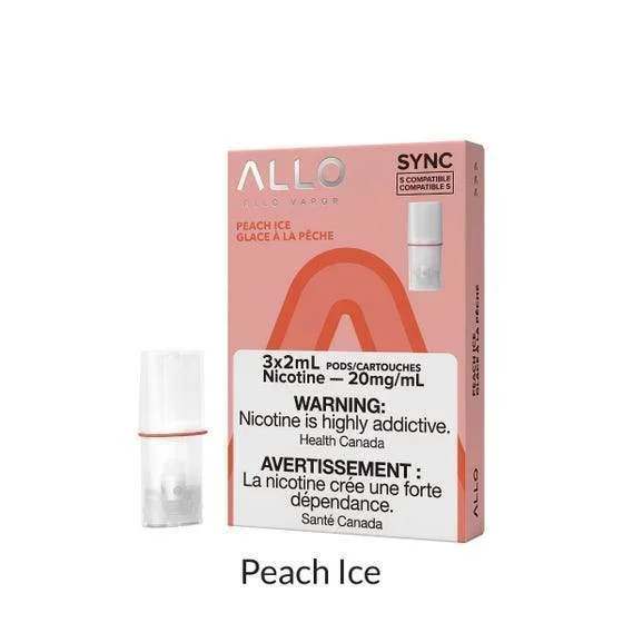 [Vape Pods] ALLO Sync – Peach Ice (3pk)
