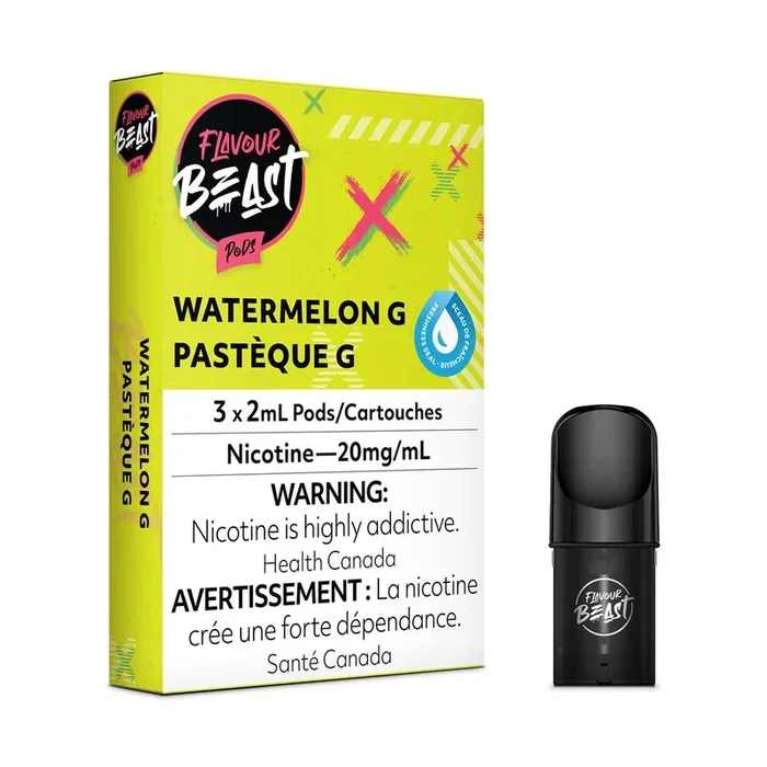 [Vape Pods] Flavour Beast – Watermelon G (3pk)