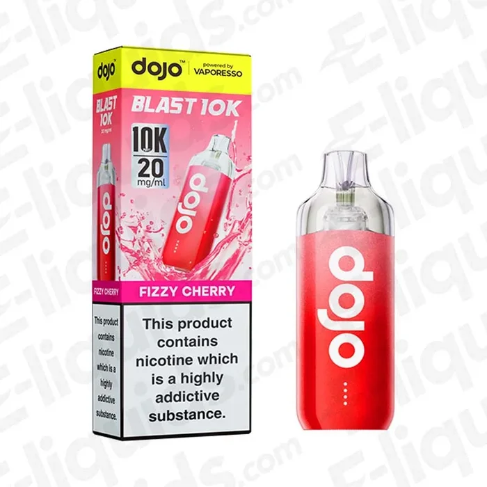Vaporesso Dojo Blast 10k Fizzy Cherry Refillable Pod System Kit