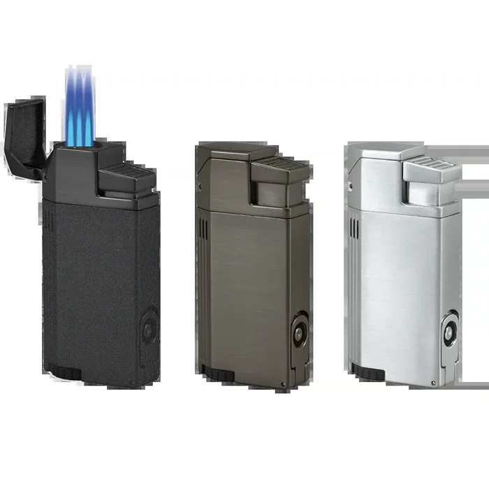 Vertigo Windsor Triple Torch Lighter w/ Cigar Punch