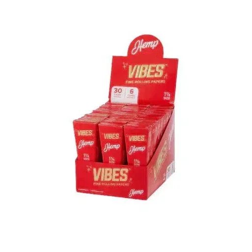 Vibes 1 1/4 Coffin Cone – 30 Pack Box