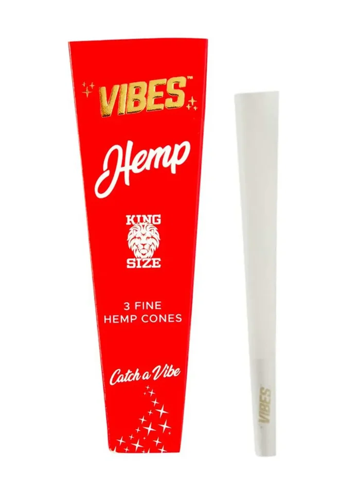 VIBES – Hemp Cone Papers – King Size