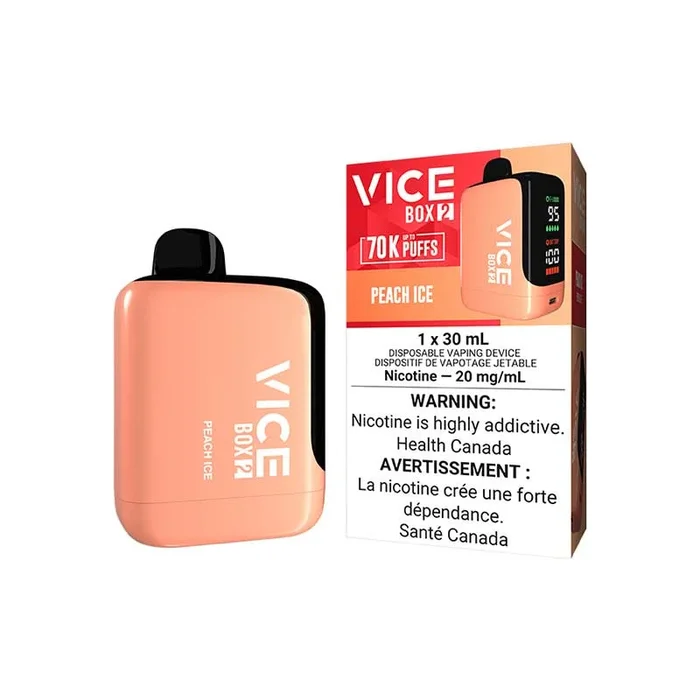 VICE BOX 2 Disposable – Peach Ice (MB)