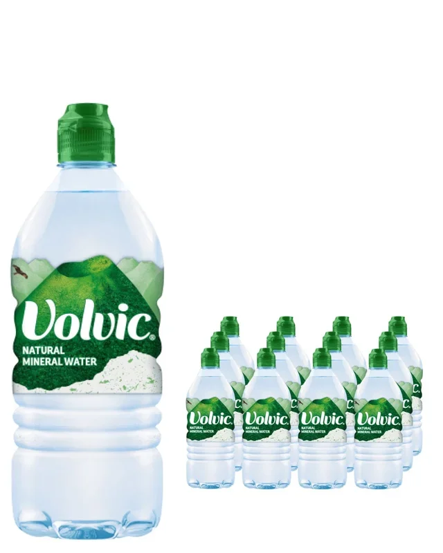 Volvic Natural Mineral Water Multipack, 12 x 1 l