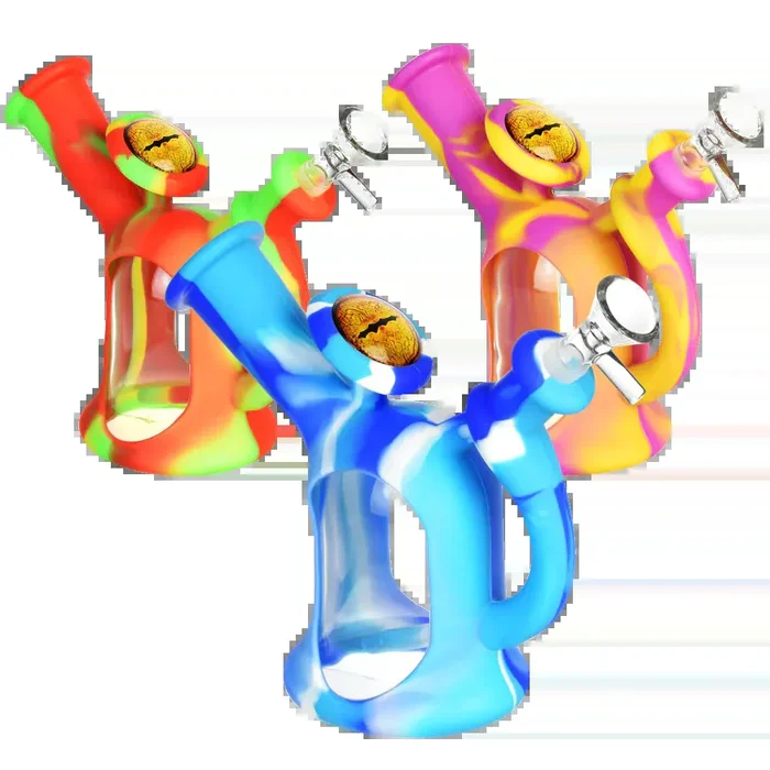Watering Can Silicone & Glass Water Pipe