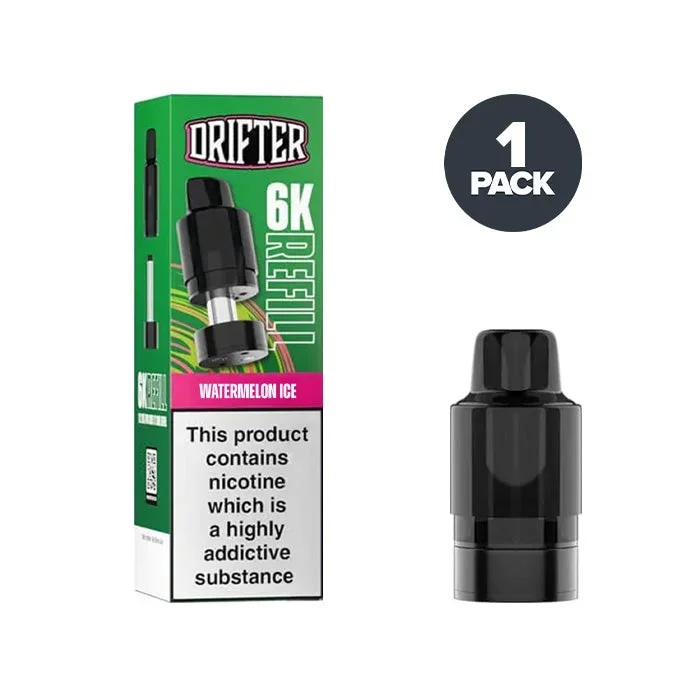 Watermelon Ice Drifter 6K Pre-filled Pods