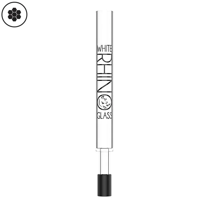 WHITE RHINO- GLASS STRAW V2