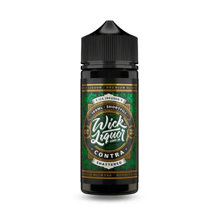 Wick Liquor – Contra Shattered – 100ml Shortfill Vape Juice