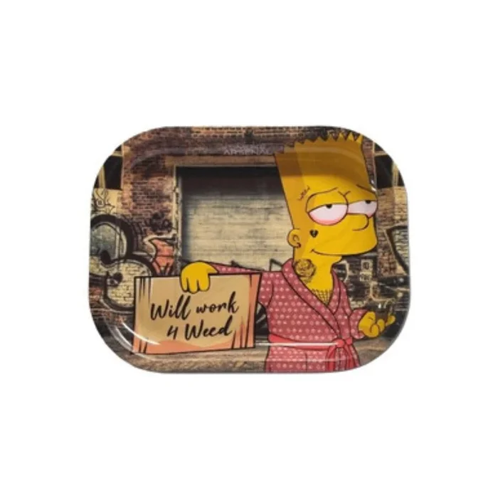 Will Work Metal Rolling Tray – Small