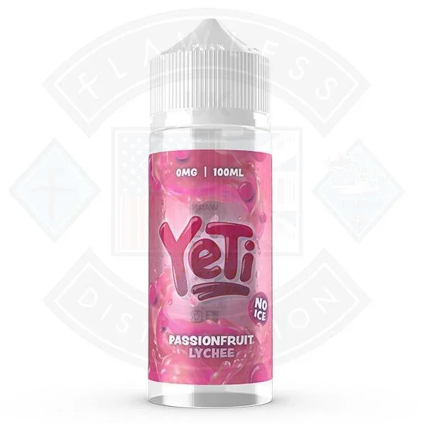 Yeti Defrosted – Passionfruit Lychee No Ice 100ml 0mg Shortfill E-Liquid