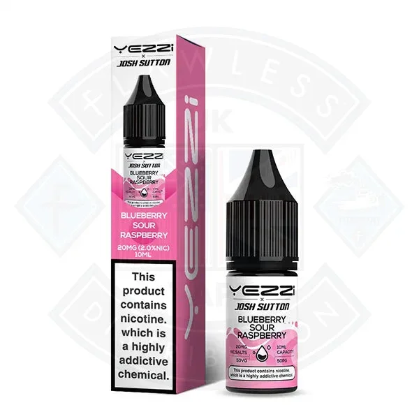 Yezzi Josh Sutton Nic Salts Blueberry Sour Raspberry 10ml