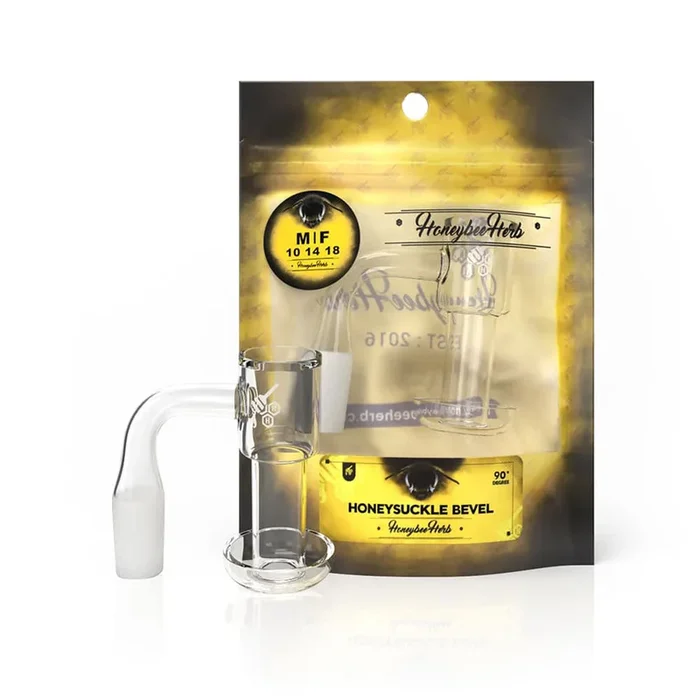 YL Honeysuckle Bevel Quartz Banger – All Joint Options