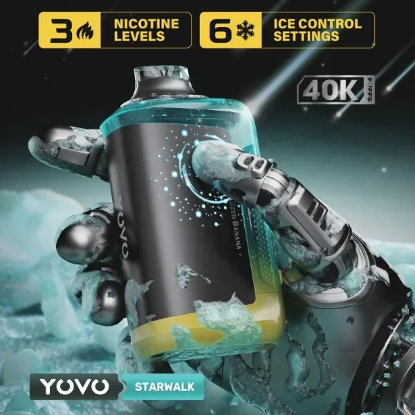 Yovo Starwalk 40,000 Puffs Disposable Vape 20mL 5 Pack