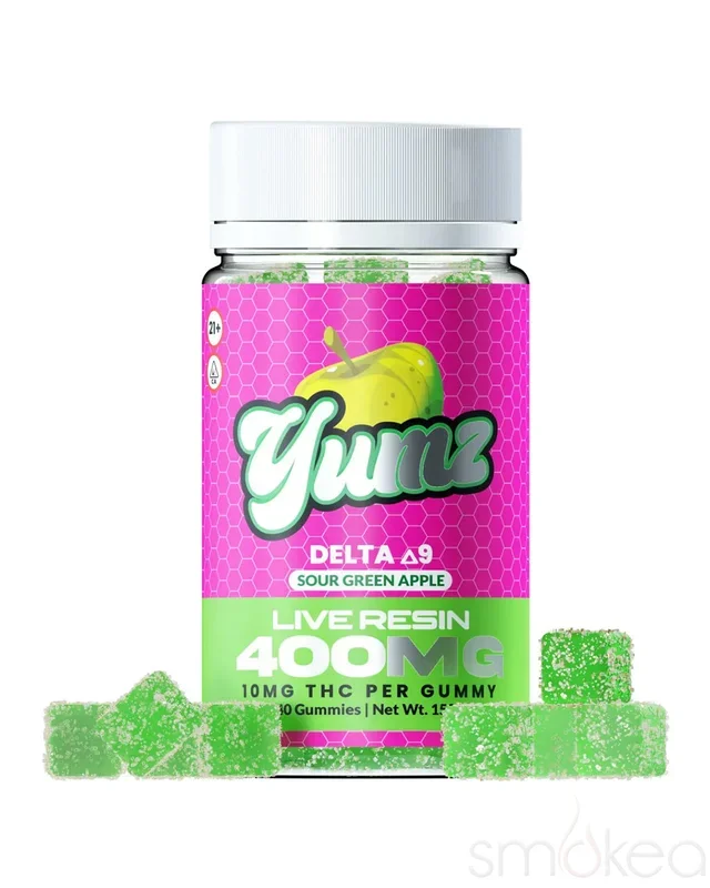 Yumz Delta 9 Live Resin Gummies – Sour Green Apple
