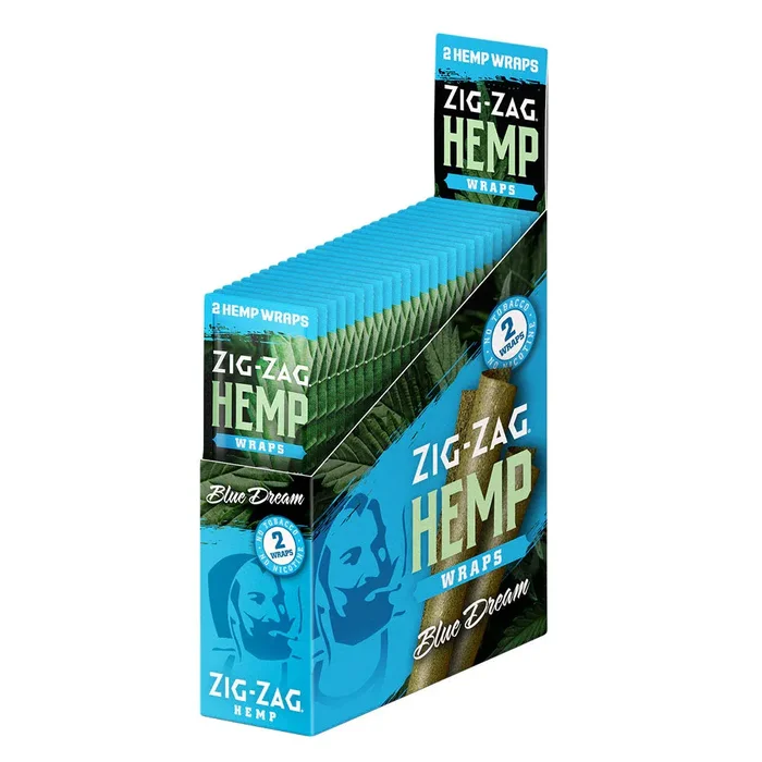 Zig Zag Hemp Wraps – 2pk 25pcs