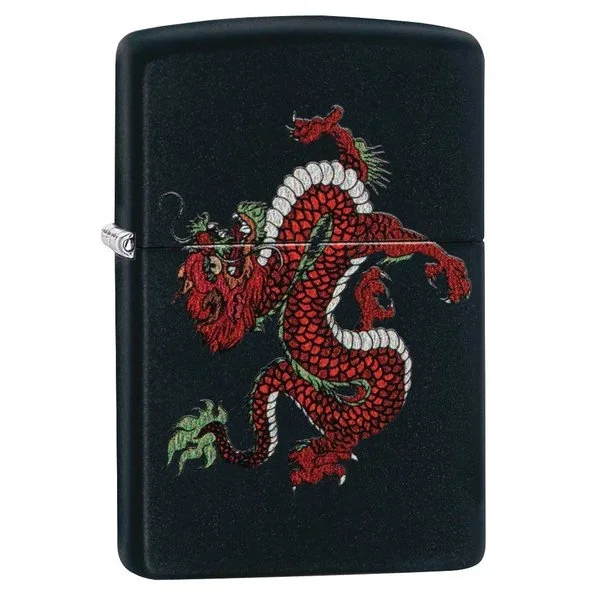Zippo 218 Red Dragon Design