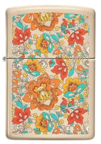 Zippo Lighter – Groovy Floral