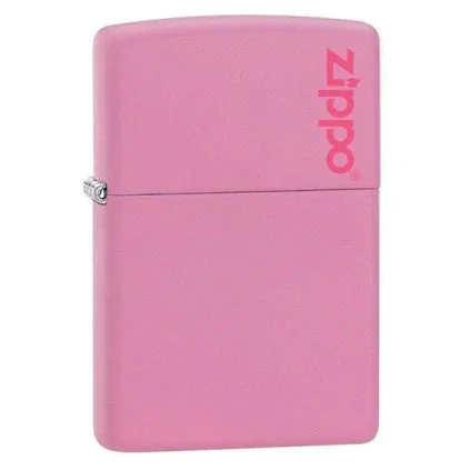 Zippo Lighter – Pink Matte with Zippo Logo