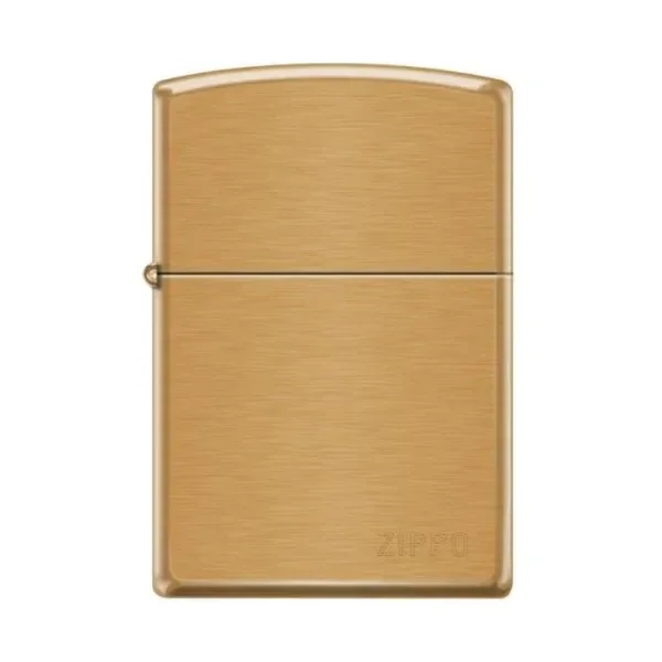 Zippo Lighter – Pipe Lighter With Logo Brushed Brass