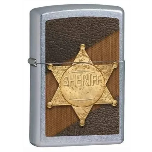 Zippo Lighter – Sheriff Street Chrome
