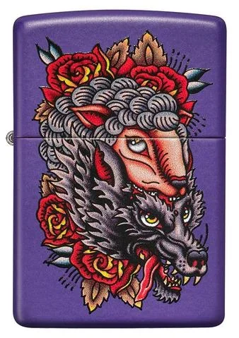 Zippo Lighter – Wolf in Sheep Clothing