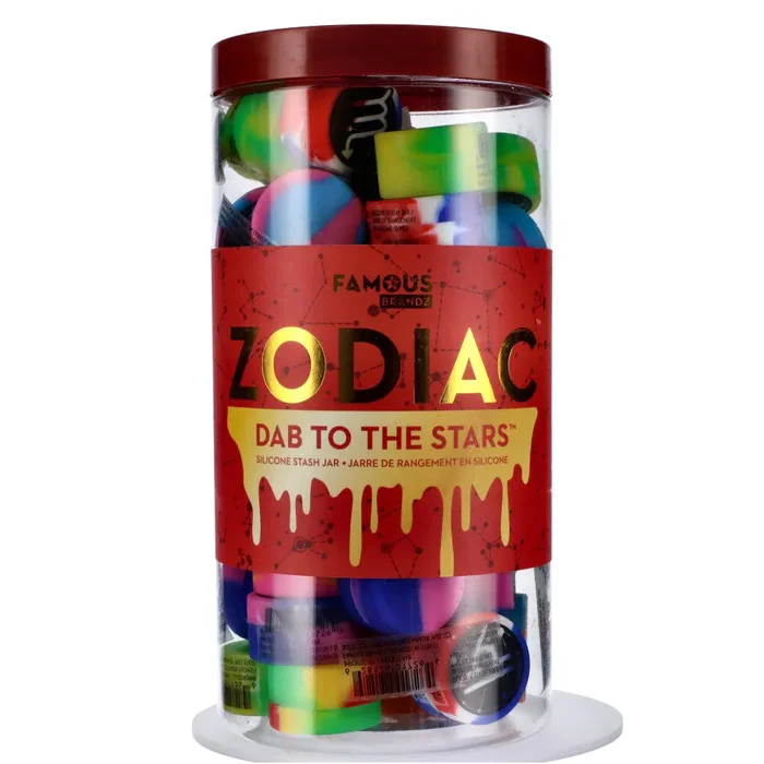 Zodiac Silicone Extract Containers – 50pc Jar