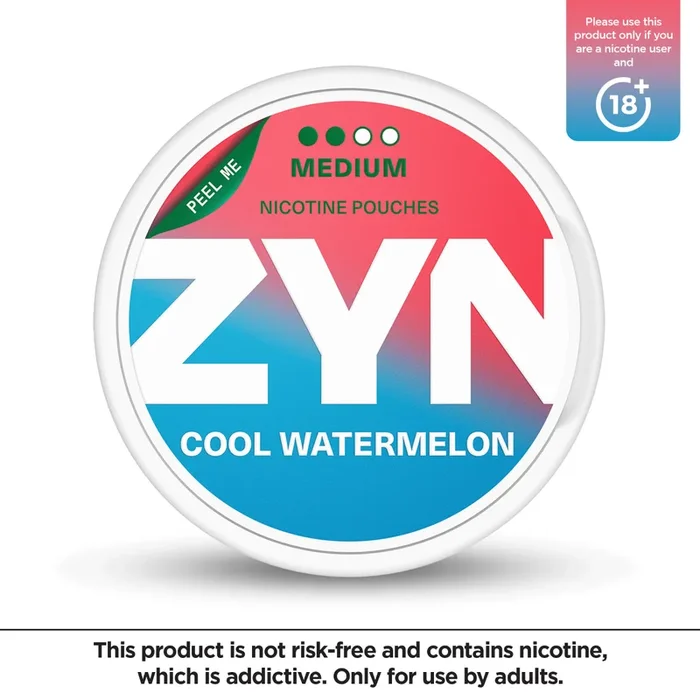 ZYN Cool Watermelon Medium Nicotine Pouches
